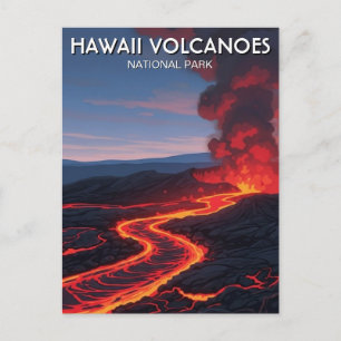 Hawaii Vulkanen Nationaal Park Reizen Briefkaart