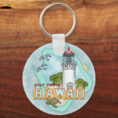 Hawaii Vuurtoren sleutelhanger (Voorkant)