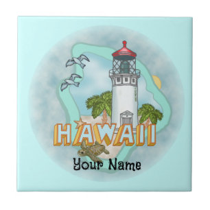 Hawaii Vuurtoren tegel Tegeltje