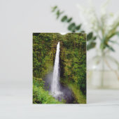 Hawaii Waterfall Akaka Herfsten Briefkaart (Staand voorkant)