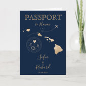 Hawaii Wedding Destination Passport (Voorkant)