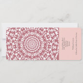 Hawaii Wedding Destination Ticket Pass Uitnodiging (Achterkant)