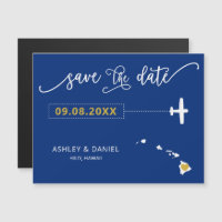 Hawaii Wedding Save the Date Kaart, Map