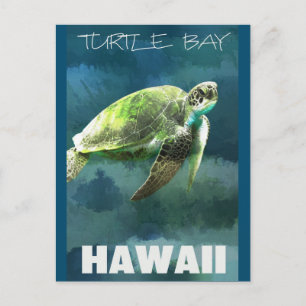 Hawaii Zee Turtle Artistic Briefkaart