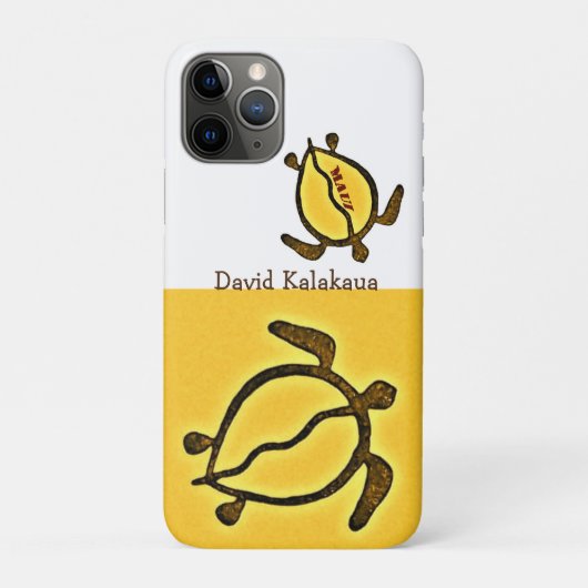 Hawaii Zee Turtle Maui Case-Mate iPhone Case (Achterkant)