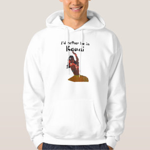 Hawaii zou ik liever in Kauai zijn Hoodie