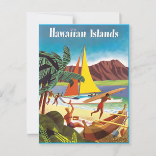 Hawaiiaans avontuur Post Kaart