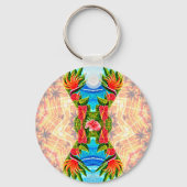 Hawaiiaans paradijs twee keer sleutelhanger (Achterkant)