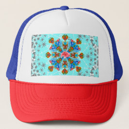 Hawaiiaans paradijs twee keer trucker pet