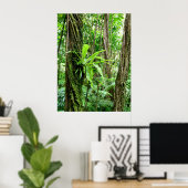 Hawaiiaans regenwoud poster (Thuiskantoor)