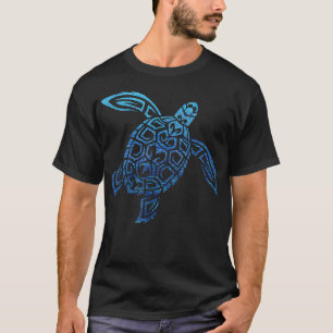 Hawaiiaans Zee Turtle Tribal Polynesiaans Tattoo P T-shirt