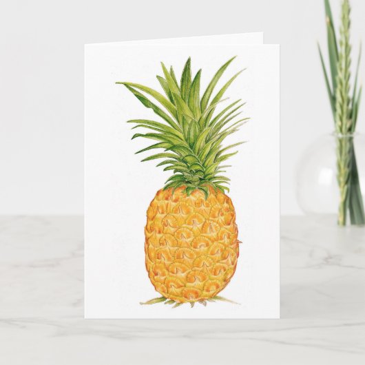 Hawaiiaanse Ananas Kaart (Voorkant)