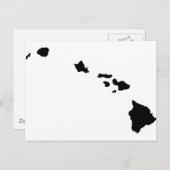 Hawaiiaanse eilanden briefkaart (Voorkant / Achterkant)
