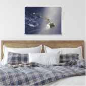 Hawaiiaanse eilanden canvas afdruk (Insitu (Slaapkamer))
