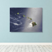 Hawaiiaanse eilanden canvas afdruk (Insitu (Houten vloer))