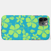 HAWAIIAANSE HULA (HIBISCUS) TEAL LIME Case-Mate iPhone CASE (Achterkant (horizontaal))
