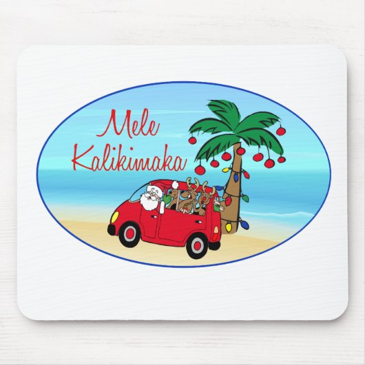 Hawaiiaanse kerst muismat (Voorkant)