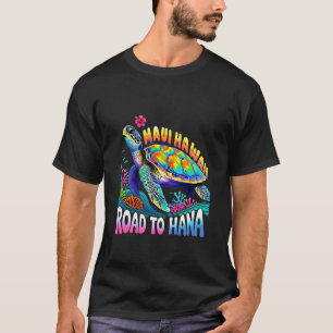 Hawaïiaanse Maui Hawaï Schildpad Vakantie Groepsre T-shirt