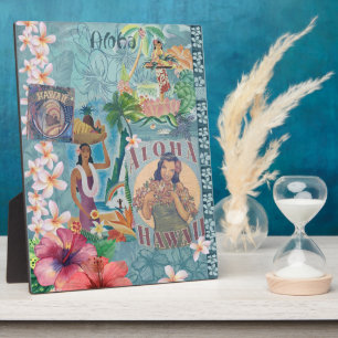 Hawaiiaanse plakboek pagina: Aloha Fotoplaat