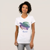 Hawaiiaanse schildpad t-shirt (Voorkant volledig)