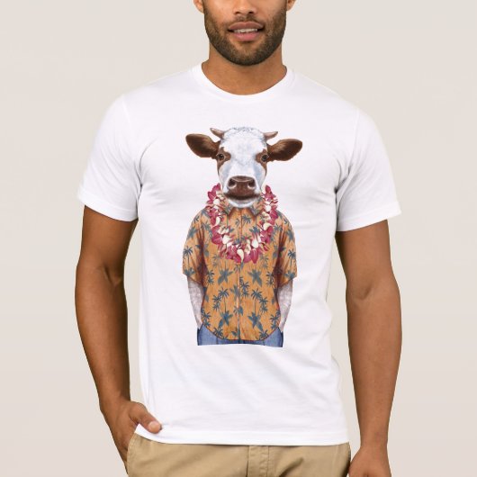 Hawaiiaanse Shirt Cow (Voorkant)