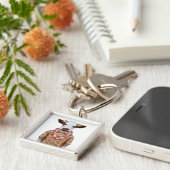 Hawaiiaanse Shirt Cow Sleutelhanger (Zijkant)