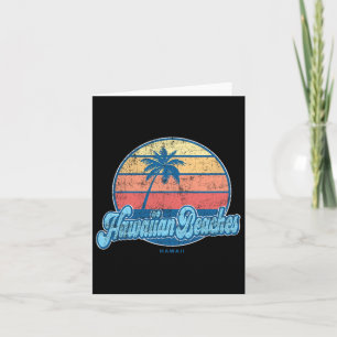  Hawaiiaanse stranden Hawaii Hi Clic 70s Retro Kaart
