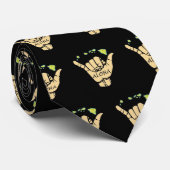 Hawaiiaanse thema Hang Loose Shaka Stropdas (Opgerold)