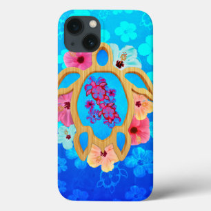 Hawaiiaanse Tropische Honu iPhone 13 Hoesje