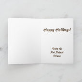 Hawaiiaanse Vintage Mele Kalikimaka  Feestdagen Kaart (Binnen)