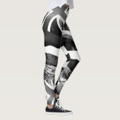 Hawaiiaanse vlag in Monotone Leggings (Rechts)
