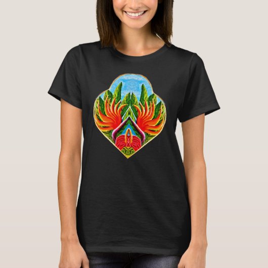 Hawaiiaanse vogels van het paradijs t-shirt (Voorkant)