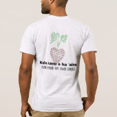 Hawaiiaanse waarden t-shirt (Achterkant)