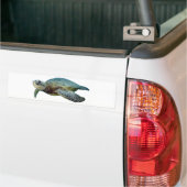 Hawaiiaanse Zee schildpad Bumpersticker (Op Truck)