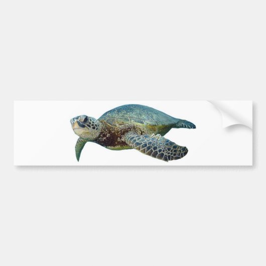 Hawaiiaanse Zee schildpad Bumpersticker (Voorkant)