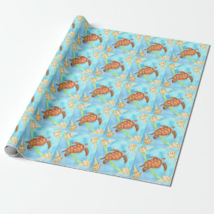 Hawaiiaanse Zee schildpad Cadeaupapier