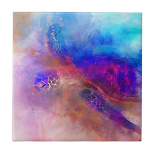 Hawaiiaanse Zee schildpad Tegeltje