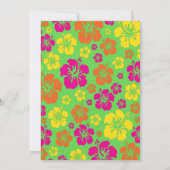 Hawaiian Aloha 1er Anniversaire Cute Invitations (Dos)