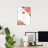 Hawaiian Aloha bruiloft welkom Poster (Thuiskantoor)