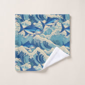 Hawaiian Aloha imprimer Motif tropical (Gant de toilette)