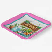 Hawaiian Aloha Papieren Bordje