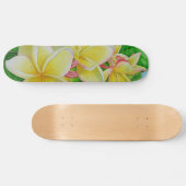 Hawaiian Aloha Plumeria Skateboard (Horizontaal)