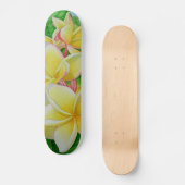 Hawaiian Aloha Plumeria Skateboard (Voorkant)