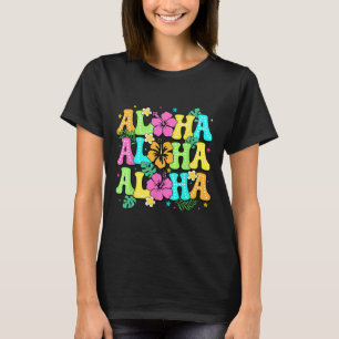 Hawaiian Aloha Tropical Luau Kostuumfeest Hawaï T-shirt
