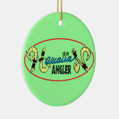 Hawaiian Angler Keramisch Ornament (Rechts)
