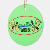 Hawaiian Angler Keramisch Ornament (Links)