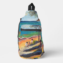 Hawaiian Beach Crossbody Bag Sling Bag