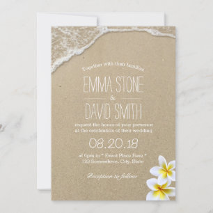 Hawaiian Beach Destination Wedding Invitations Kaart
