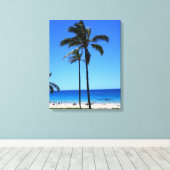 Hawaiian Beach Scène toile Imprimer (Insitu (Plancher de Bois))