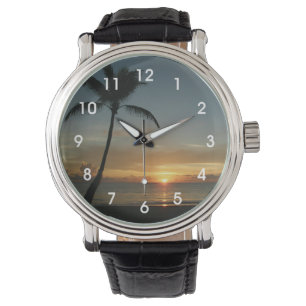 Hawaiian Beach Sunset Wrist Watch Horloge